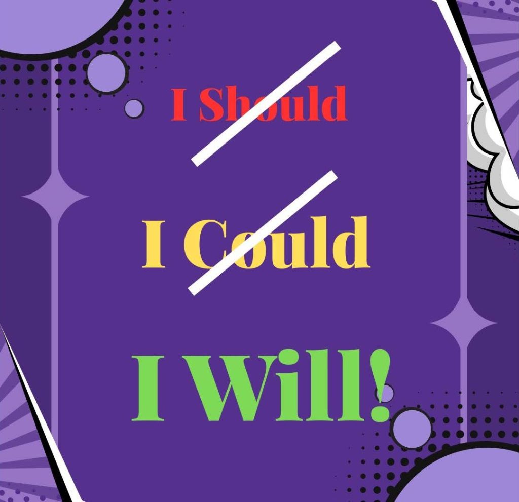 I should could will graphic